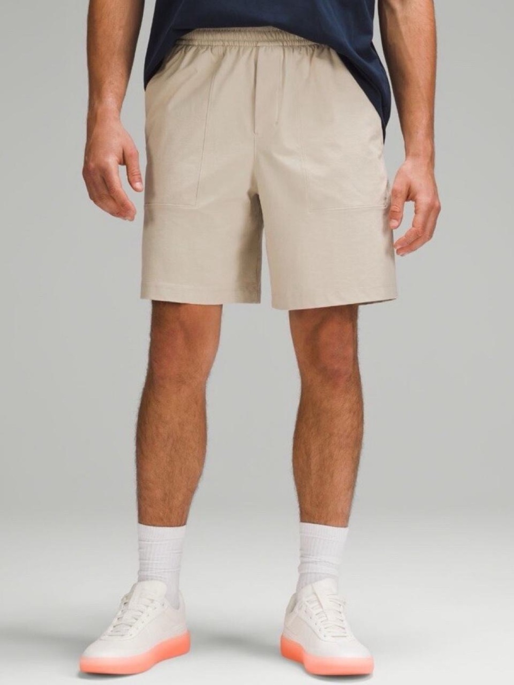 Lululemon Bowline Men's Khaki Comfort Drawstring Shorts